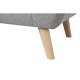 Фотьойл Home ESPRIT Сив Сметана Естествен Scandi 172 x 82 x 82 cm