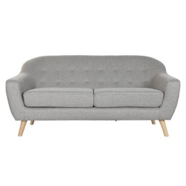 Фотьойл Home ESPRIT Сив Сметана Естествен Scandi 172 x 82 x 82 cm