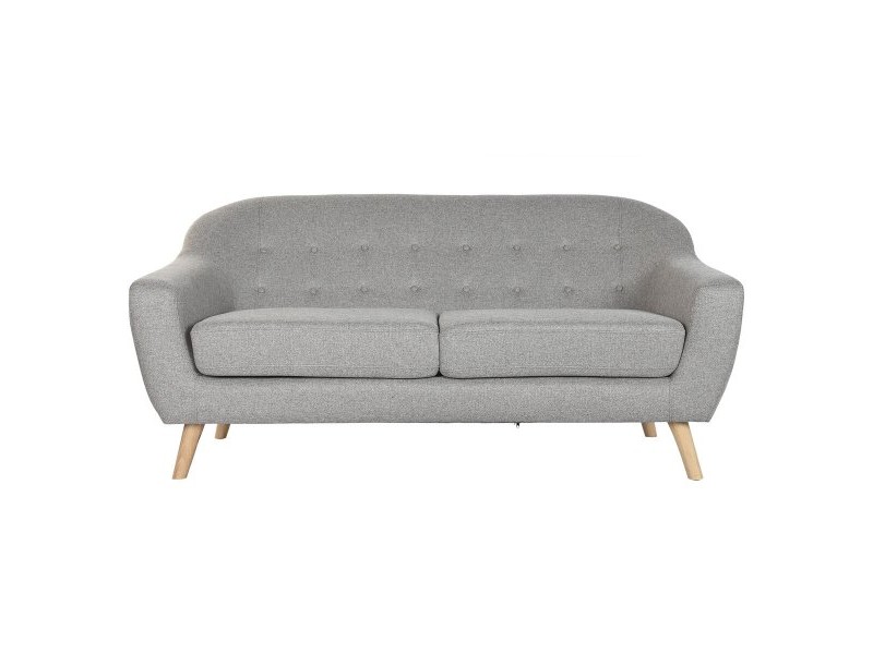 Фотьойл Home ESPRIT Сив Сметана Естествен Scandi 172 x 82 x 82 cm