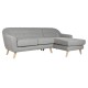 Фотьойл Home ESPRIT Сив Сметана Scandi 226 x 144 x 84 cm