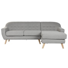 Фотьойл Home ESPRIT Сив Сметана Scandi 226 x 144 x 84 cm