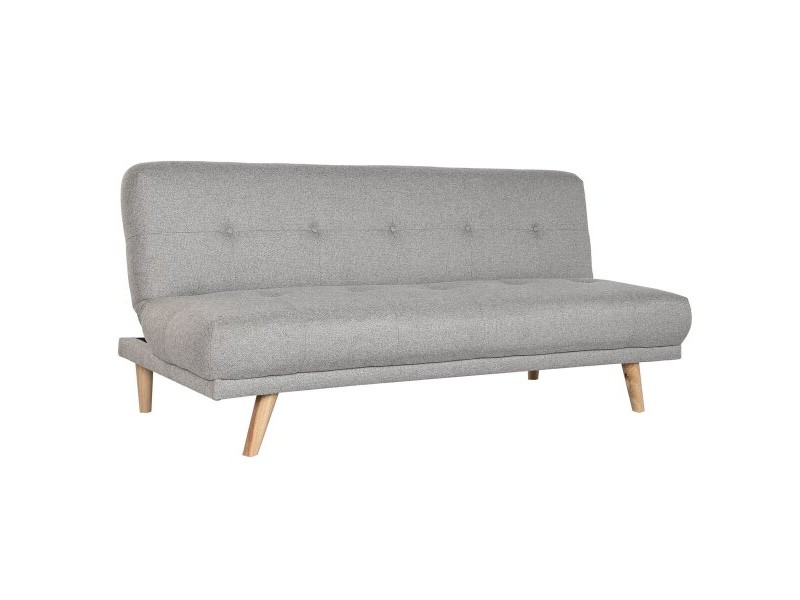 Разтегателен диван Home ESPRIT Сив Сметана Scandi 172 x 80 x 76 cm