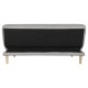 Разтегателен диван Home ESPRIT Сив Сметана Scandi 172 x 80 x 76 cm