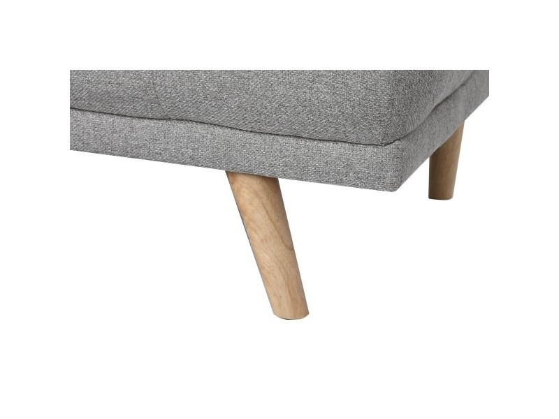 Разтегателен диван Home ESPRIT Сив Сметана Scandi 172 x 80 x 76 cm