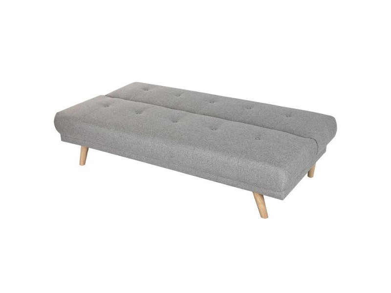 Разтегателен диван Home ESPRIT Сив Сметана Scandi 172 x 80 x 76 cm