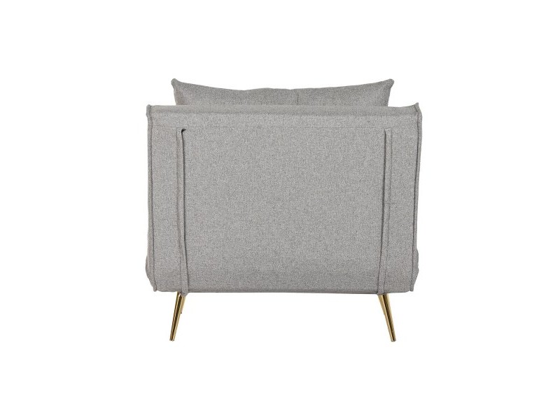 Разтегателен диван Home ESPRIT Сив Сметана Scandi 90 x 90 x 84 cm