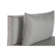 Разтегателен диван Home ESPRIT Сив Сметана Scandi 90 x 90 x 84 cm