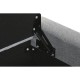 Табуретка Home ESPRIT Светло сив полиестер Дървен 120 X 50 X 42 CM