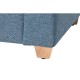 Табуретка Home ESPRIT Син полиестер Дървен 120 X 50 X 42 CM