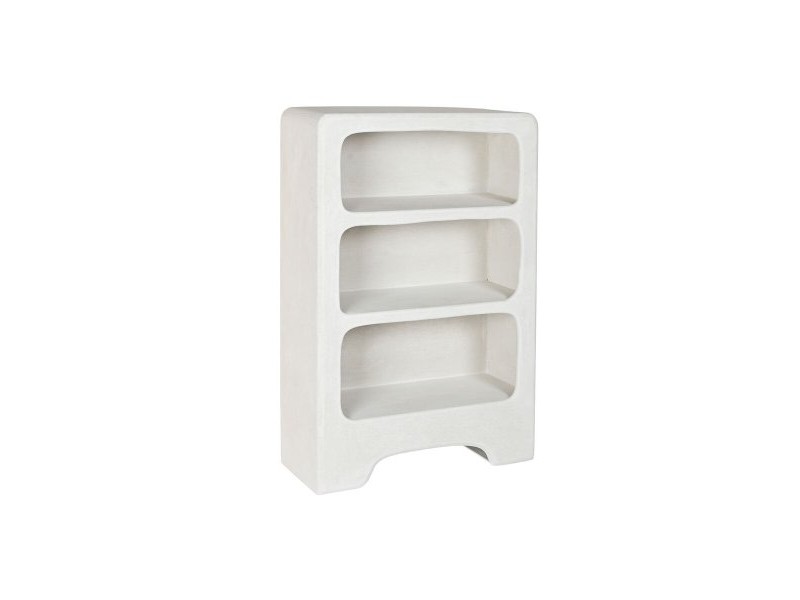 Лавица Home ESPRIT Бял Смола Дървен MDF 80 X 30 X 120 CM