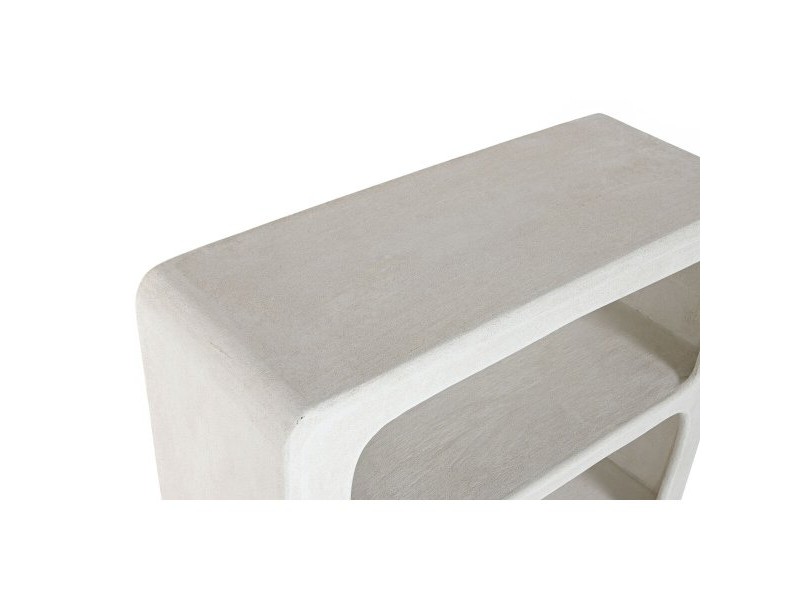 Лавица Home ESPRIT Бял Смола Дървен MDF 80 X 30 X 120 CM