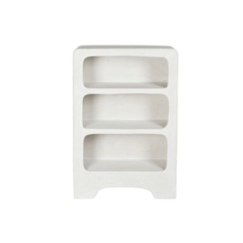 Лавица Home ESPRIT Бял Смола Дървен MDF 80 X 30 X 120 CM