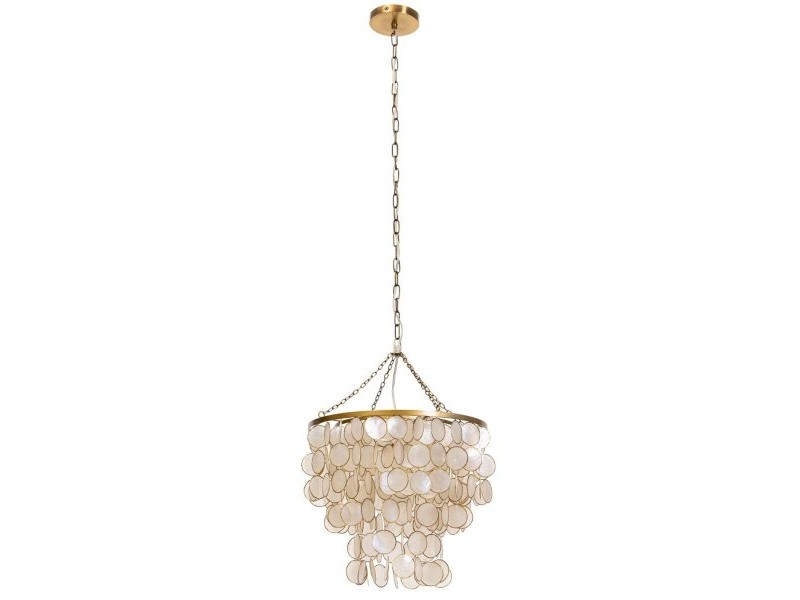 Полилей Home ESPRIT Бежов Златен Метал Седеф 50 W 40 x 40 x 48 cm Полилей Home ESPRIT Бежов Златен Метал Седеф 50 W 40 x 40 x 48 cm