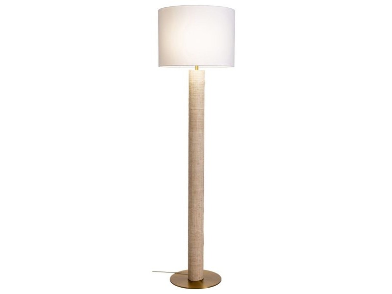 Лампион Home ESPRIT Бежов Златен 220 V 42 X 42 X 152 CM