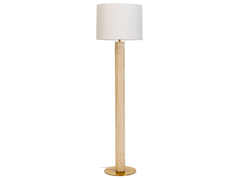 Лампион Home ESPRIT Бежов Златен 220 V 42 X 42 X 152 CM