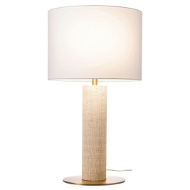Настолна лампа Home ESPRIT Бежов Златен 50 W 220 V