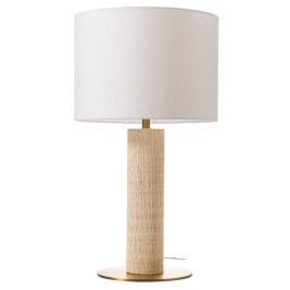 Настолна лампа Home ESPRIT Бежов Златен 50 W 220 V