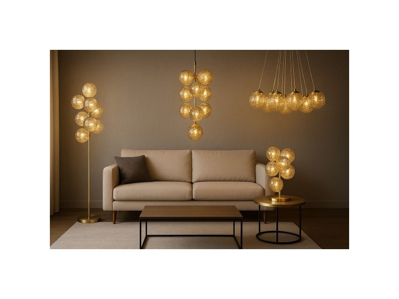 Полилей Home ESPRIT Златен