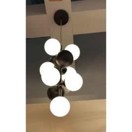 Полилей Home ESPRIT Бял Черен