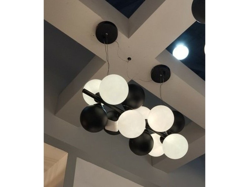 Полилей Home ESPRIT Бял Черен