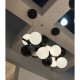 Полилей Home ESPRIT Бял Черен