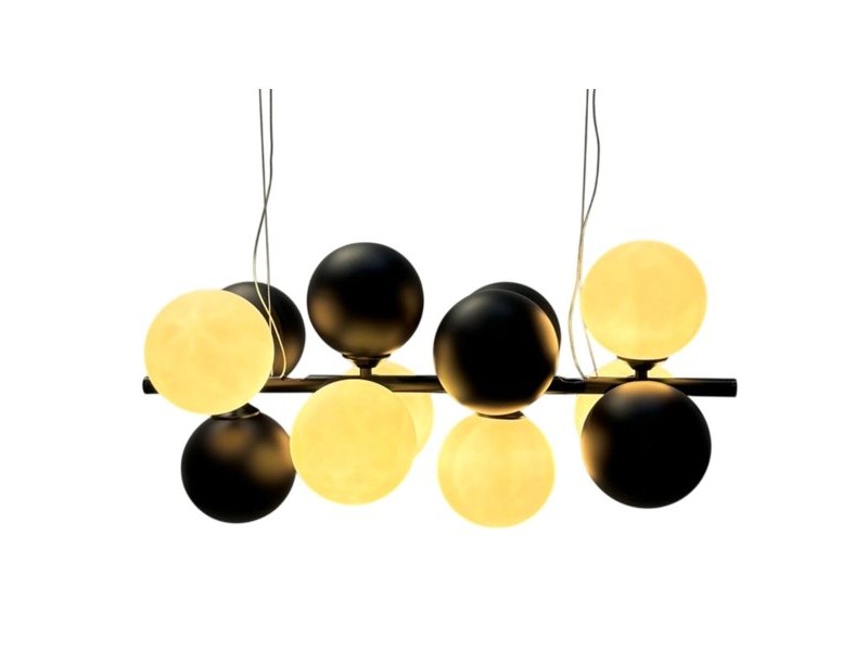 Полилей Home ESPRIT Бял Черен