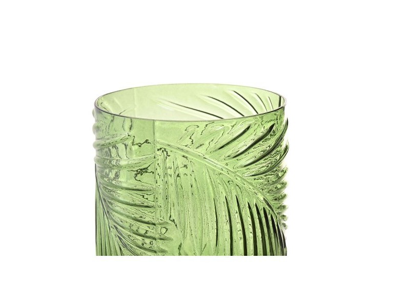 Ярка декорация Home ESPRIT Метал Кристал Тропически 14 x 14 x 26 cm (2 броя)
