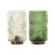 Ярка декорация Home ESPRIT Метал Кристал Тропически 14 x 14 x 26 cm (2 броя)