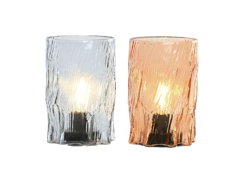 Ярка декорация Home ESPRIT Кристал Град 10 x 10 x 16 cm (2 броя)