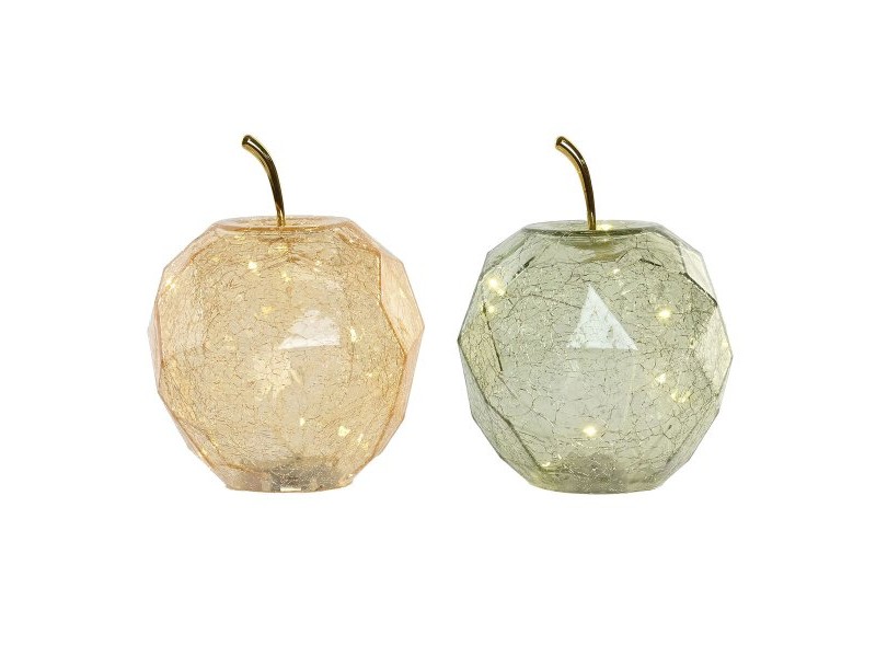 Ярка декорация Home ESPRIT Кристал Shabby Chic 14 x 14 x 19 cm (2 броя)