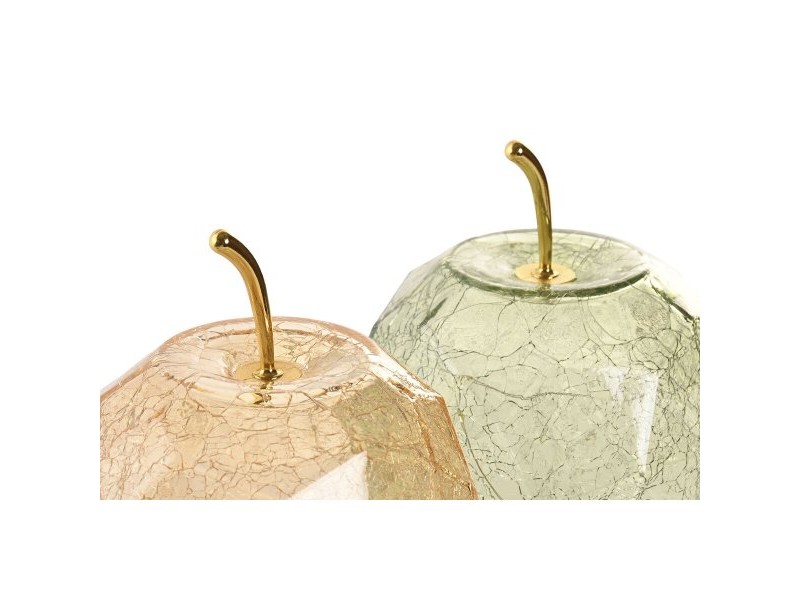 Ярка декорация Home ESPRIT Кристал Shabby Chic 14 x 14 x 19 cm (2 броя)