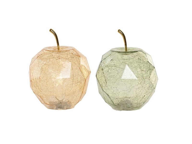 Ярка декорация Home ESPRIT Кристал Shabby Chic 14 x 14 x 19 cm (2 броя)