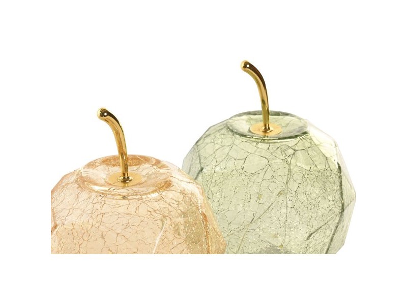 Ярка декорация Home ESPRIT Кристал Shabby Chic 12 x 12 x 17 cm (2 броя)