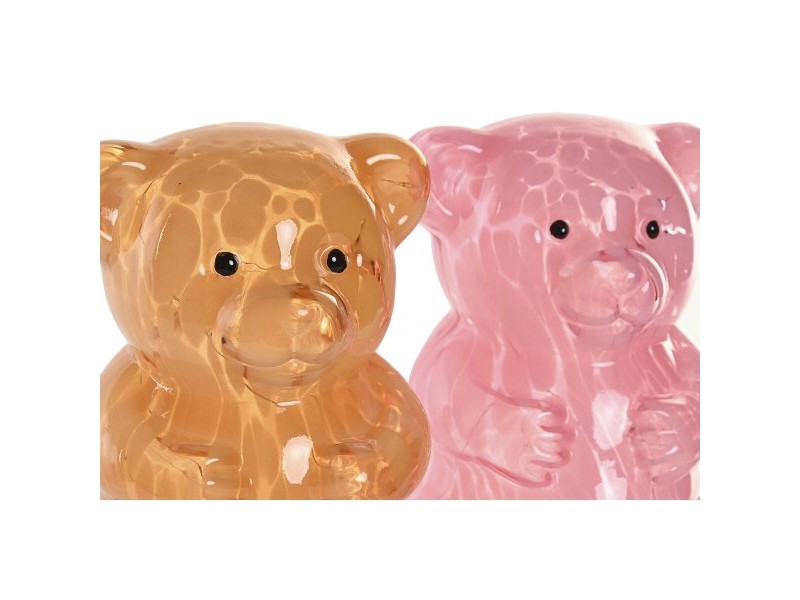 Ярка декорация Home ESPRIT Кристал Град 13 x 14 x 20 cm (2 броя) Ярка декорация Home ESPRIT Кристал Град 13 x 14 x 20 cm (2 броя)