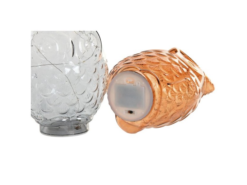 Ярка декорация Home ESPRIT Кристал 15 X 12 X 20 CM (2 броя) Ярка декорация Home ESPRIT Кристал 15 X 12 X 20 CM (2 броя)
