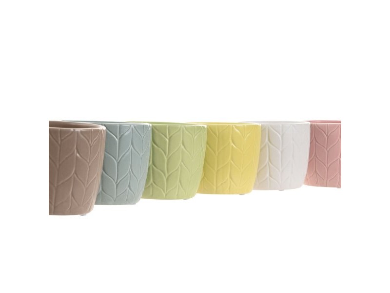 Саксия Home ESPRIT Жълт Син Бял Розов Dolomite 12 x 12 x 10 cm (6 броя) Саксия Home ESPRIT Жълт Син Бял Розов Dolomite 12 x 12 x 10 cm (6 броя)