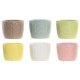 Саксия Home ESPRIT Жълт Син Бял Розов Dolomite 12 x 12 x 10 cm (6 броя) Саксия Home ESPRIT Жълт Син Бял Розов Dolomite 12 x 12 x 10 cm (6 броя)