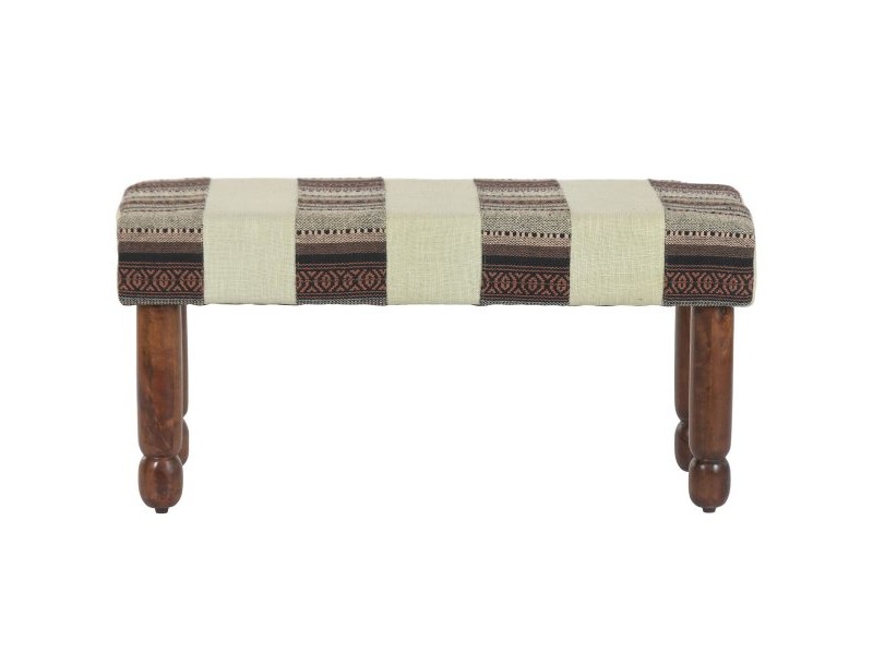 Табуретка Home ESPRIT Многоцветен Дърво манго 94 X 38 X 45 CM