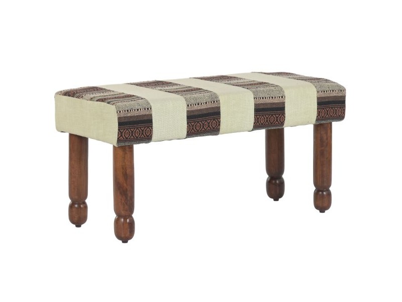 Табуретка Home ESPRIT Многоцветен Дърво манго 94 X 38 X 45 CM