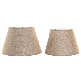 Купол на Лампа Home ESPRIT Кафяв Юта Метал 40 x 40 x 25 cm (2 броя)