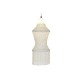 Полилей Home ESPRIT Бял Раковини 50 W 52 X 52 X 140 CM