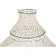 Полилей Home ESPRIT Бял Раковини 50 W 52 X 52 X 140 CM