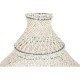 Полилей Home ESPRIT Бял Раковини 50 W 52 X 52 X 140 CM