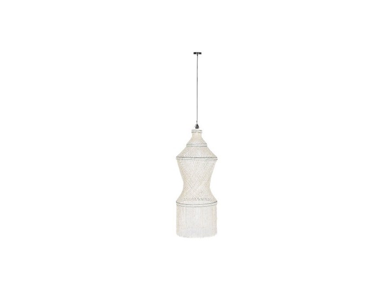 Полилей Home ESPRIT Бял Раковини 50 W 52 X 52 X 140 CM