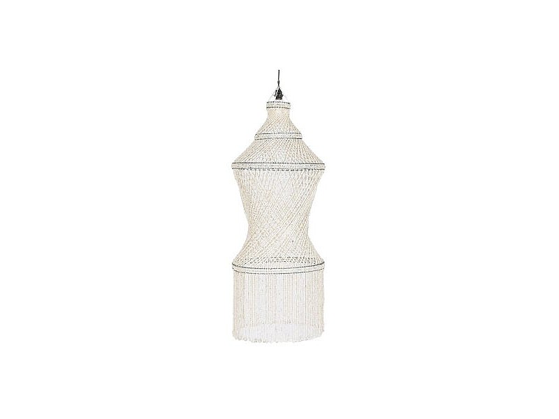Полилей Home ESPRIT Бял Раковини 50 W 52 X 52 X 140 CM