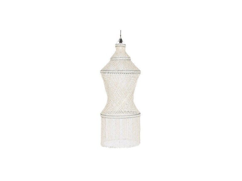 Полилей Home ESPRIT Бял Раковини 50 W 52 X 52 X 140 CM