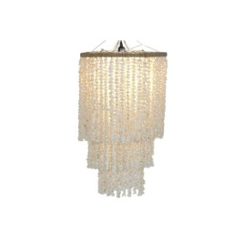 Полилей Home ESPRIT Бял Раковини 50 W 40 x 40 x 70 cm