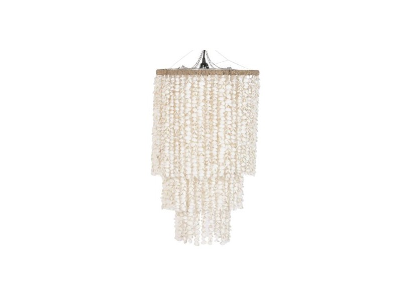 Полилей Home ESPRIT Бял Раковини 50 W 40 x 40 x 70 cm