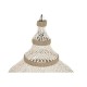 Полилей Home ESPRIT Бял Естествен Раковини 50 W 50 x 50 x 130 cm