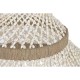 Полилей Home ESPRIT Бял Естествен Раковини 50 W 50 x 50 x 130 cm